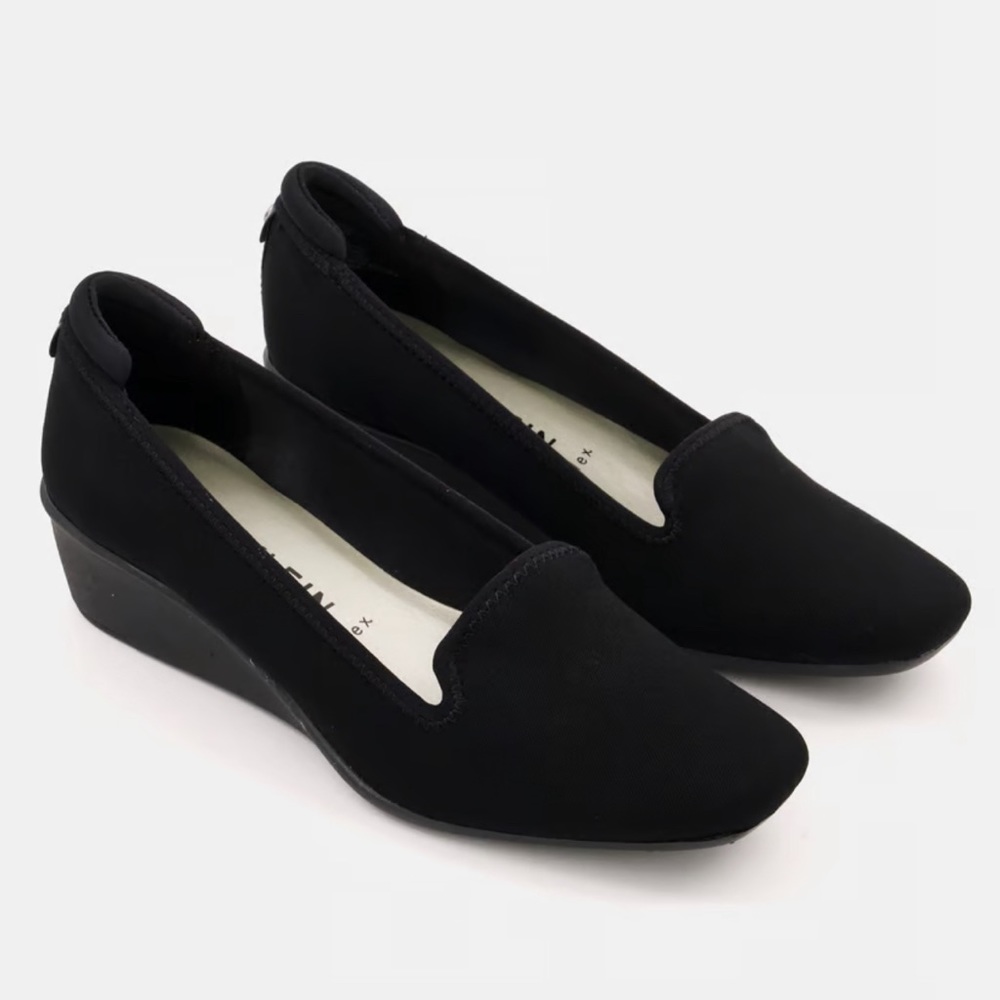 Anne Klein Winnefred Wedge Pumps Iflex Black Wedges size 5.5
